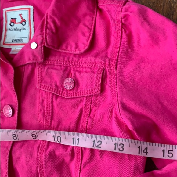 Gymboree Hot Pink Jacket Medium 7 / 8 - Picture 4 of 5